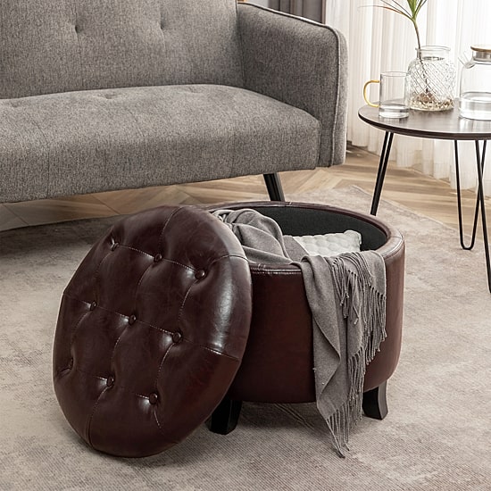 Designs4Comfort Round Ottoman