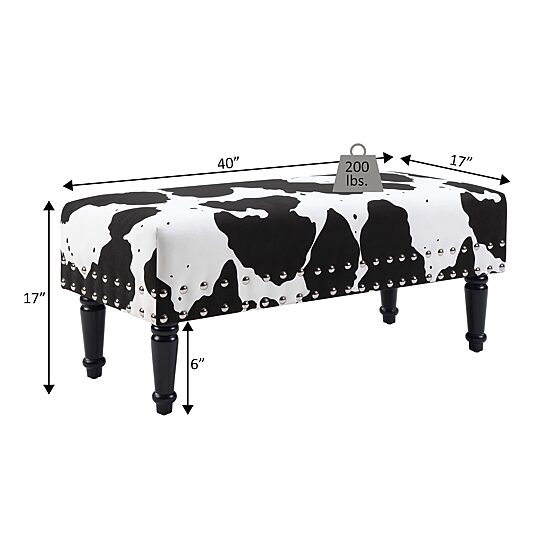 Convenience Concepts Designs4comfort Cushioned Ottoman