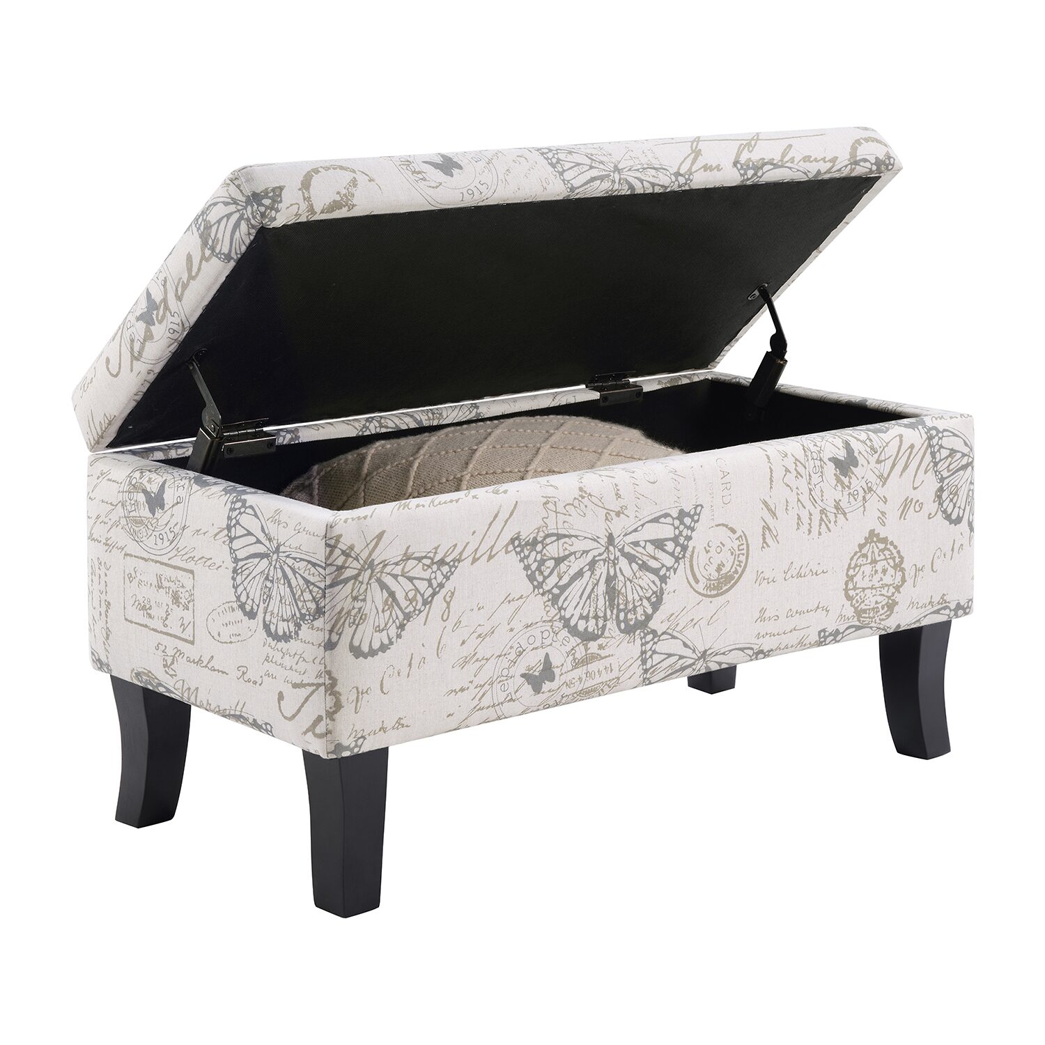 Convenience Concepts Designs4comfort Storage Lift-Top Ottoman