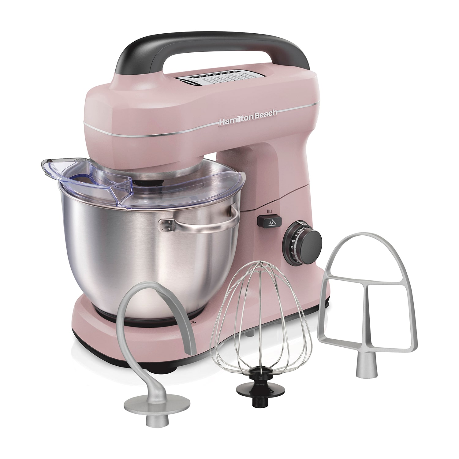Hamilton Beach Stand Mixer with 4 Quart Stainless Steel Bowl