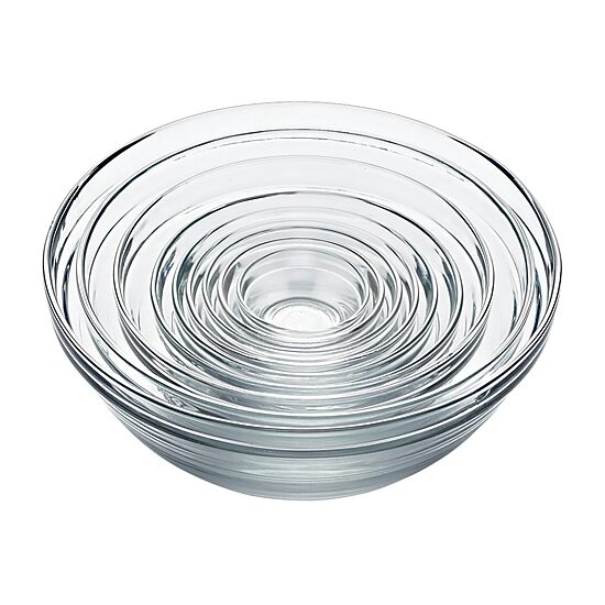 Duralex Gigone 9-pc. Glass Mixing Bowl Set