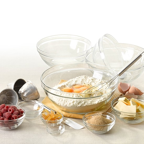 Duralex Gigone 9-pc. Glass Mixing Bowl Set