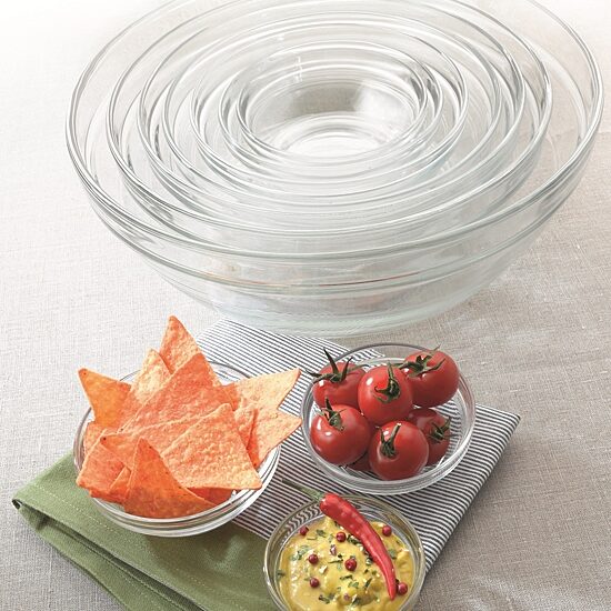 Duralex Gigone 9-pc. Glass Mixing Bowl Set