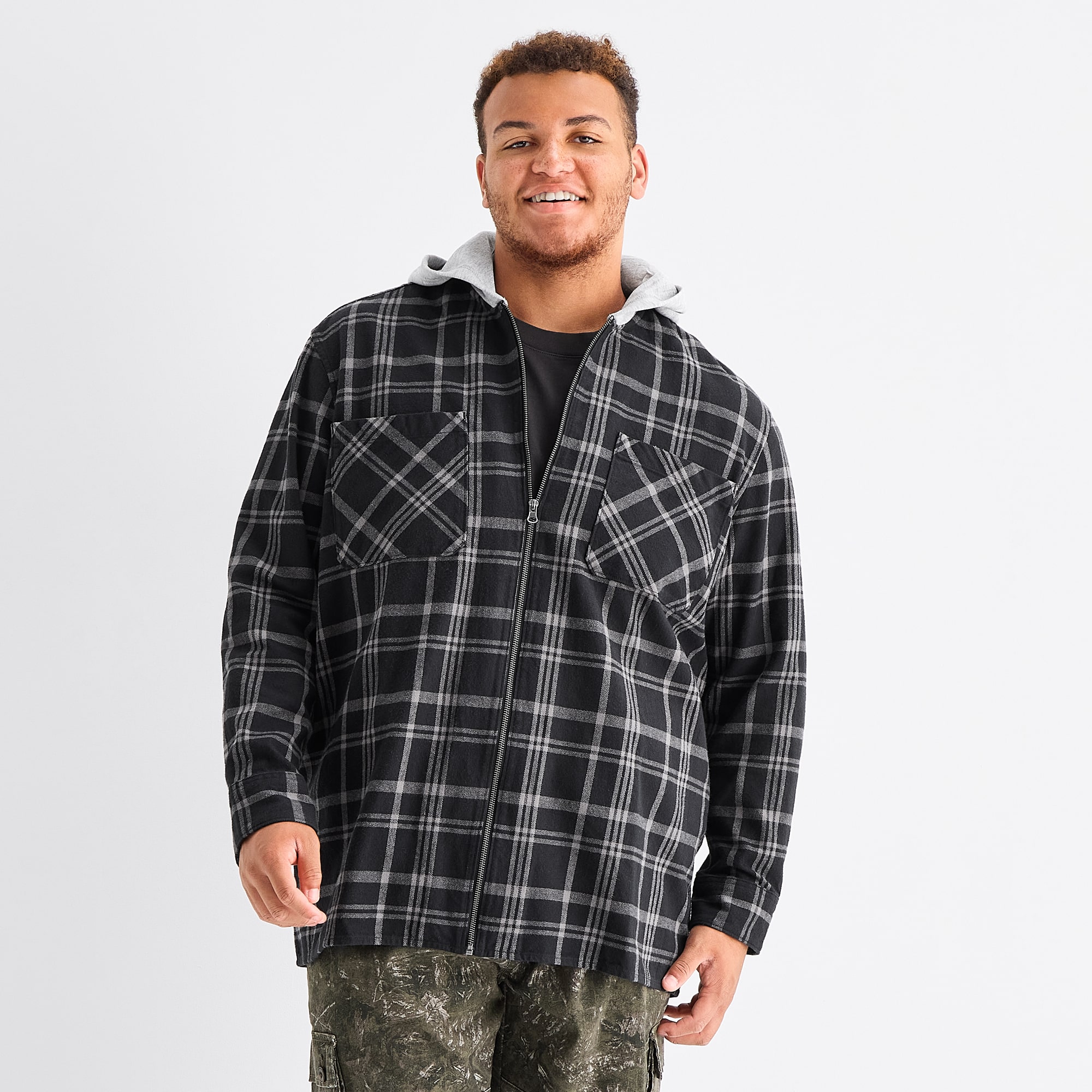 Arizona Mens Big and Tall Shirt Jacket