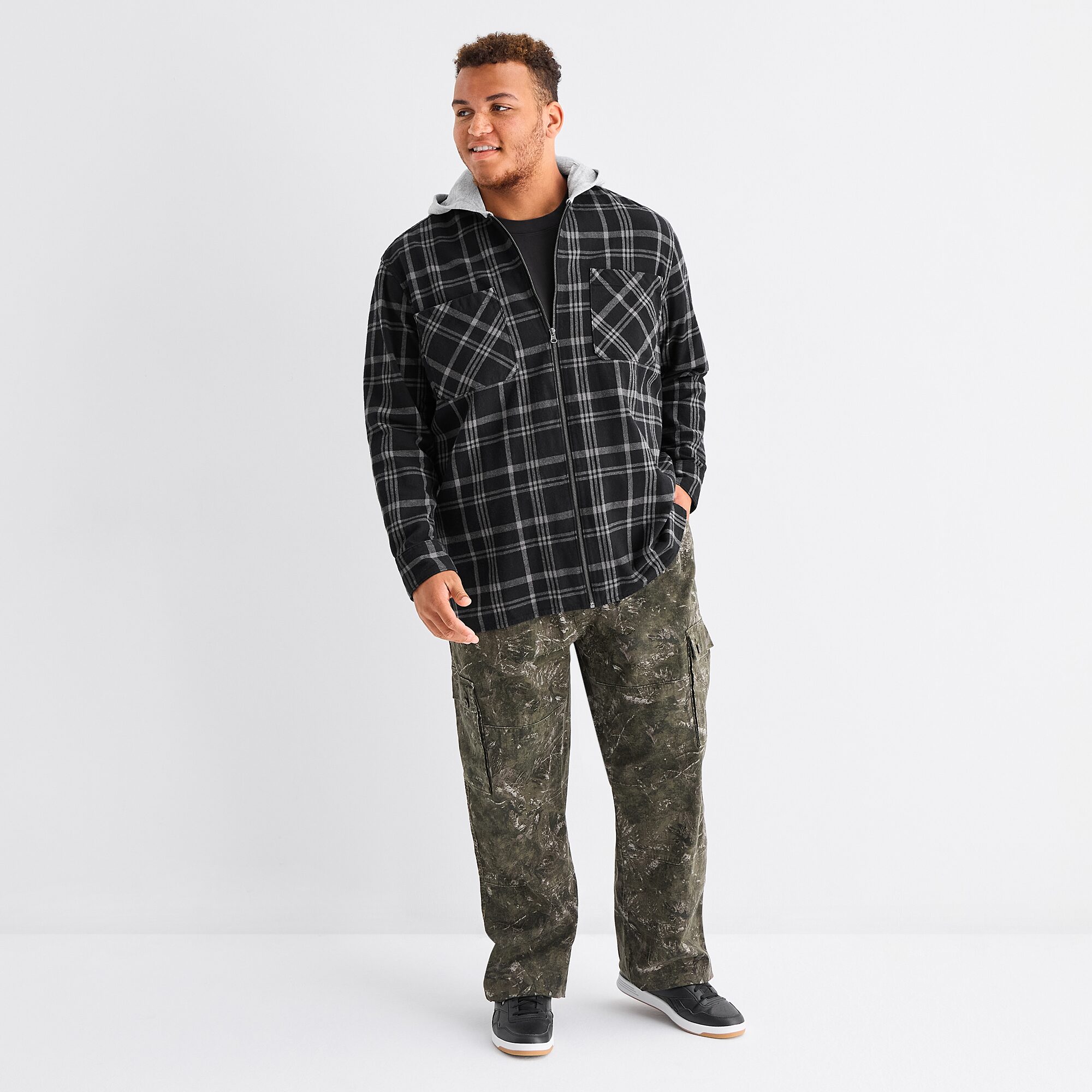 Arizona Mens Big and Tall Shirt Jacket