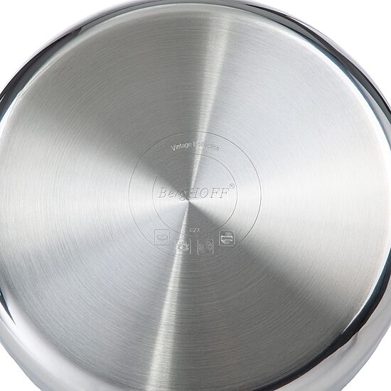 BergHOFF Hammered Covered 2-pc. Stainless Steel Sauce Pan