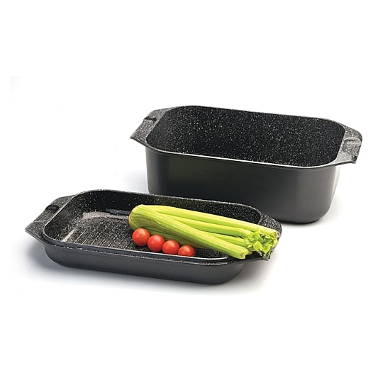 BergHOFF Scala 17.75"X8.5" Double 2-pc. Roasting Pan
