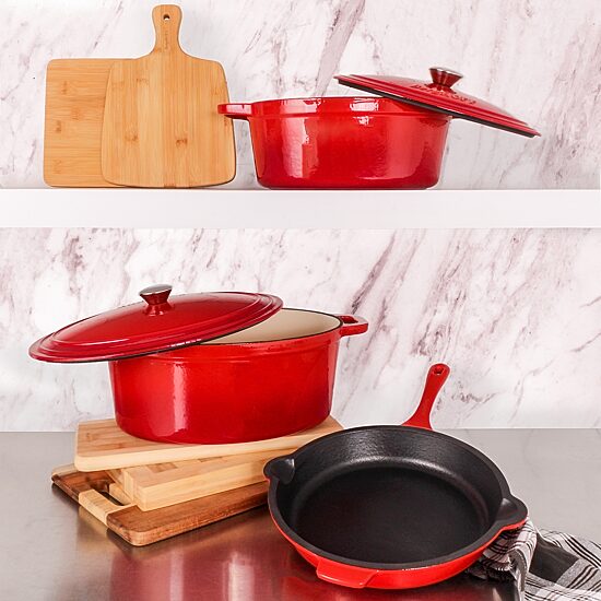 BergHOFF Neo Cast Iron 5-pc. Cookware Set
