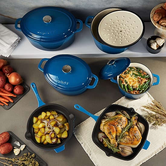 BergHOFF Neo Cast Iron 10-pc. Cookware Set
