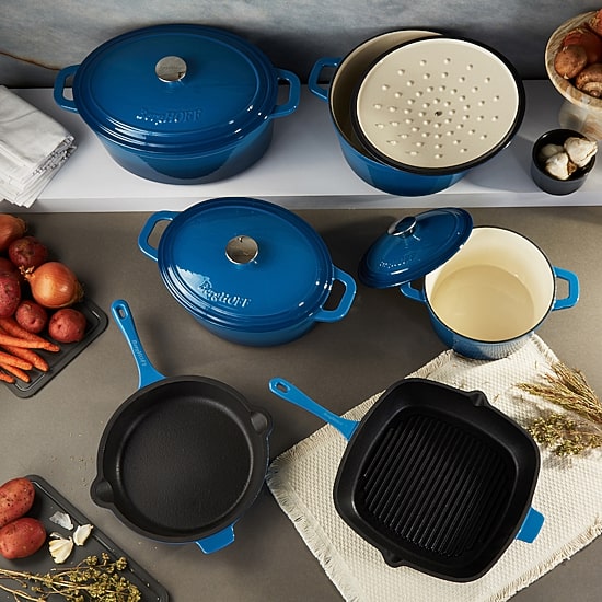 BergHOFF Neo Cast Iron 10-pc. Cookware Set