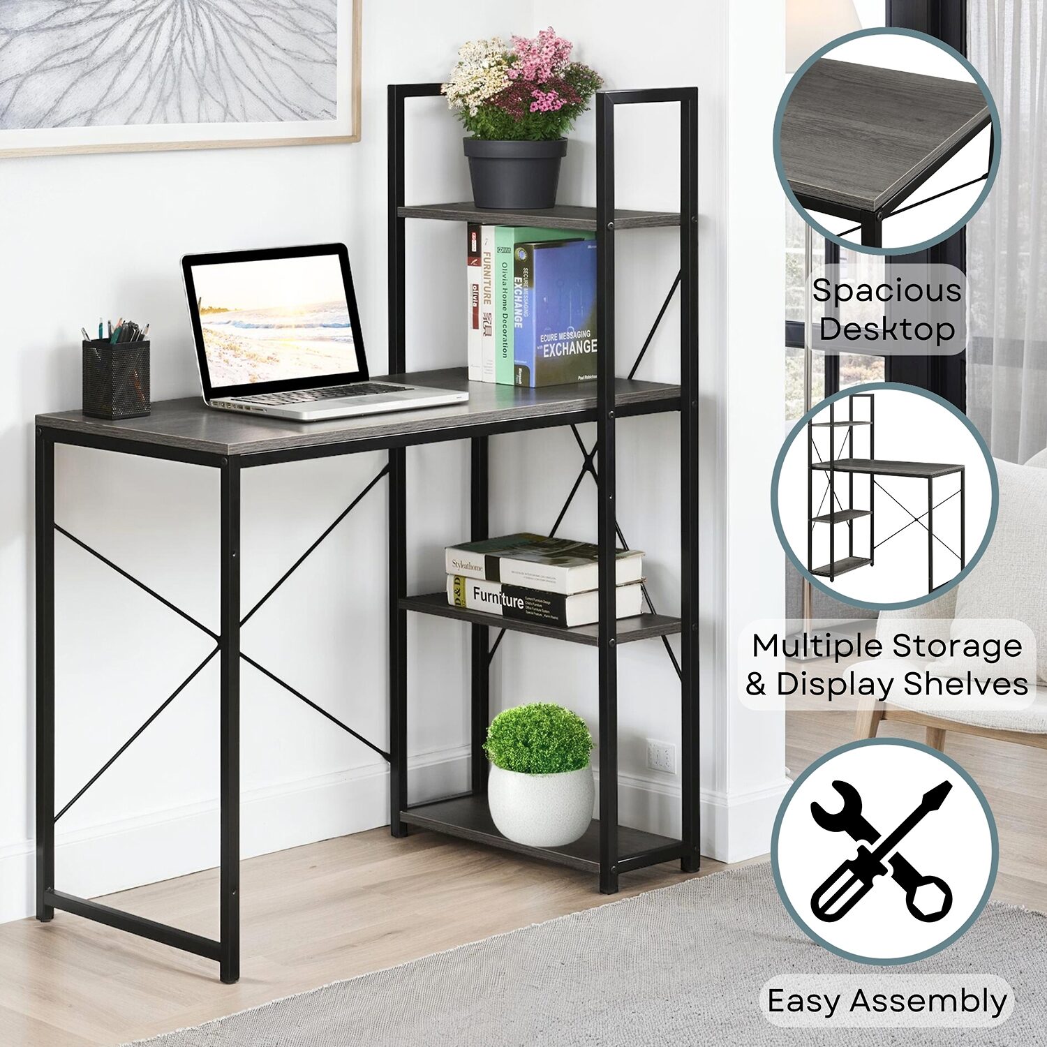 Convenience Concepts Designs2Go Office Work Station