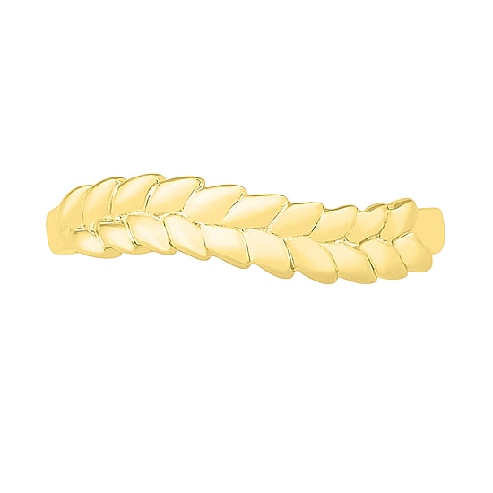 Womens 4.5MM 10K Gold Band