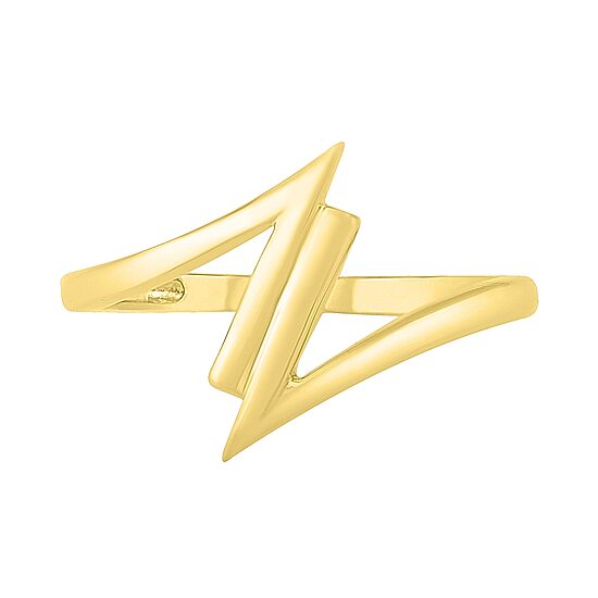 Womens 13.5MM 10K Gold Round Band