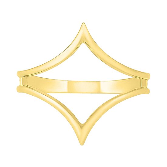 Womens 19MM 10K Gold Round Band