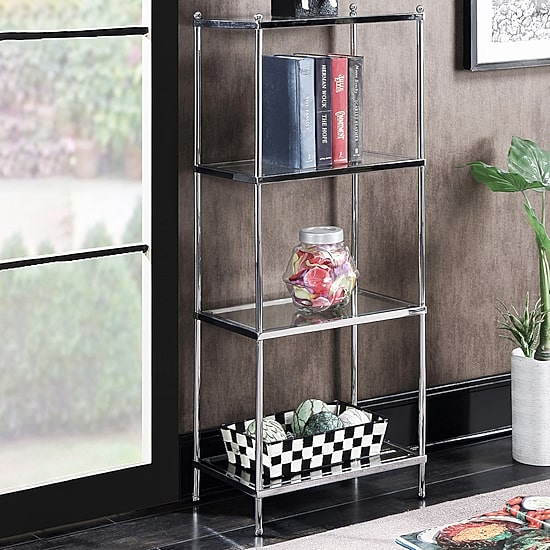 Convenience Concepts Royal Crest 4-Tier Tower Bookcase