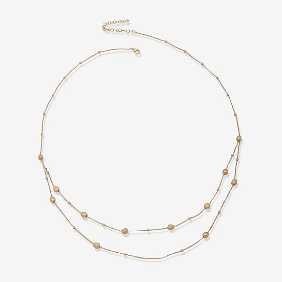 a.n.a Gold Tone Womens 32 Inch Strand Necklace