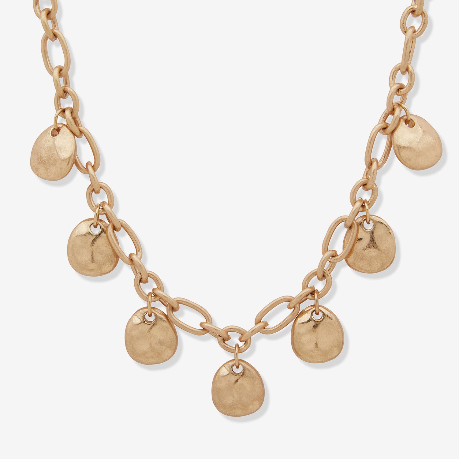 a.n.a Gold Tone Womens 16 Inch Collar Necklace