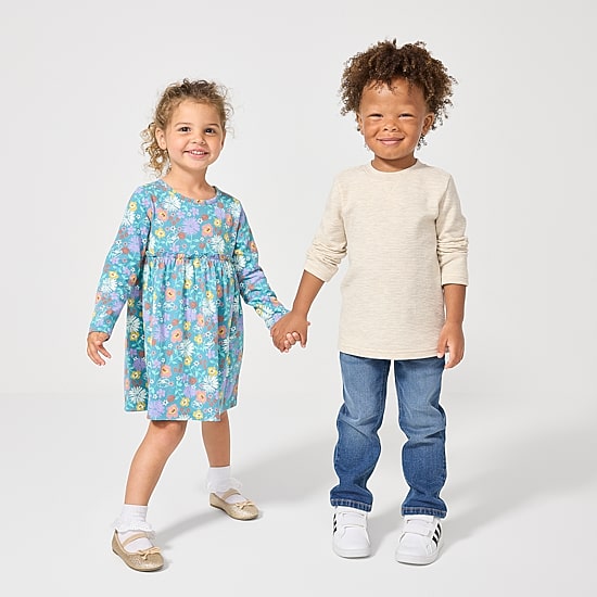 Okie Dokie Toddler & Little Boys Adjustable Waist Straight Leg Jean