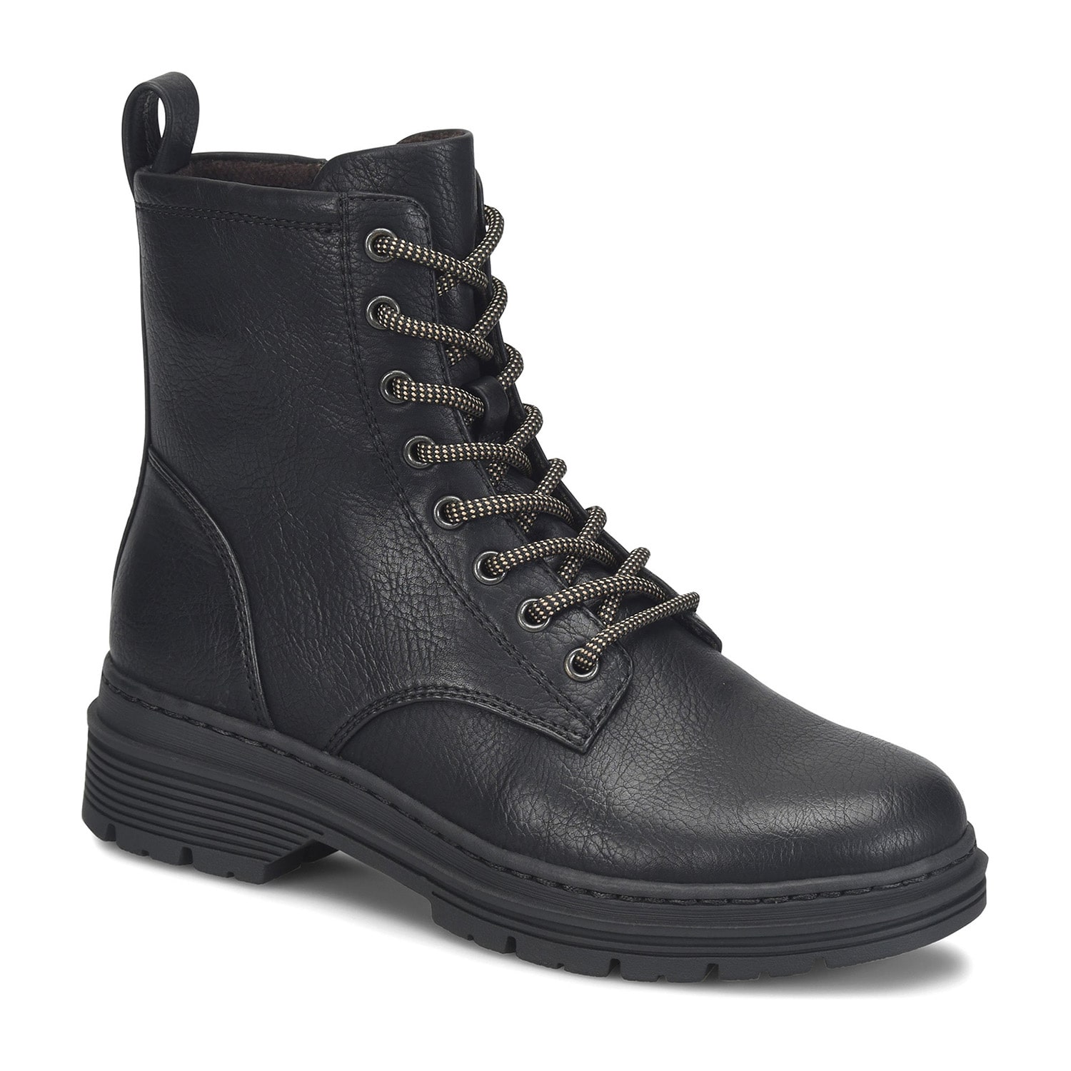 BOC by Born Womens Lauper Flat Heel Lace Up Boots