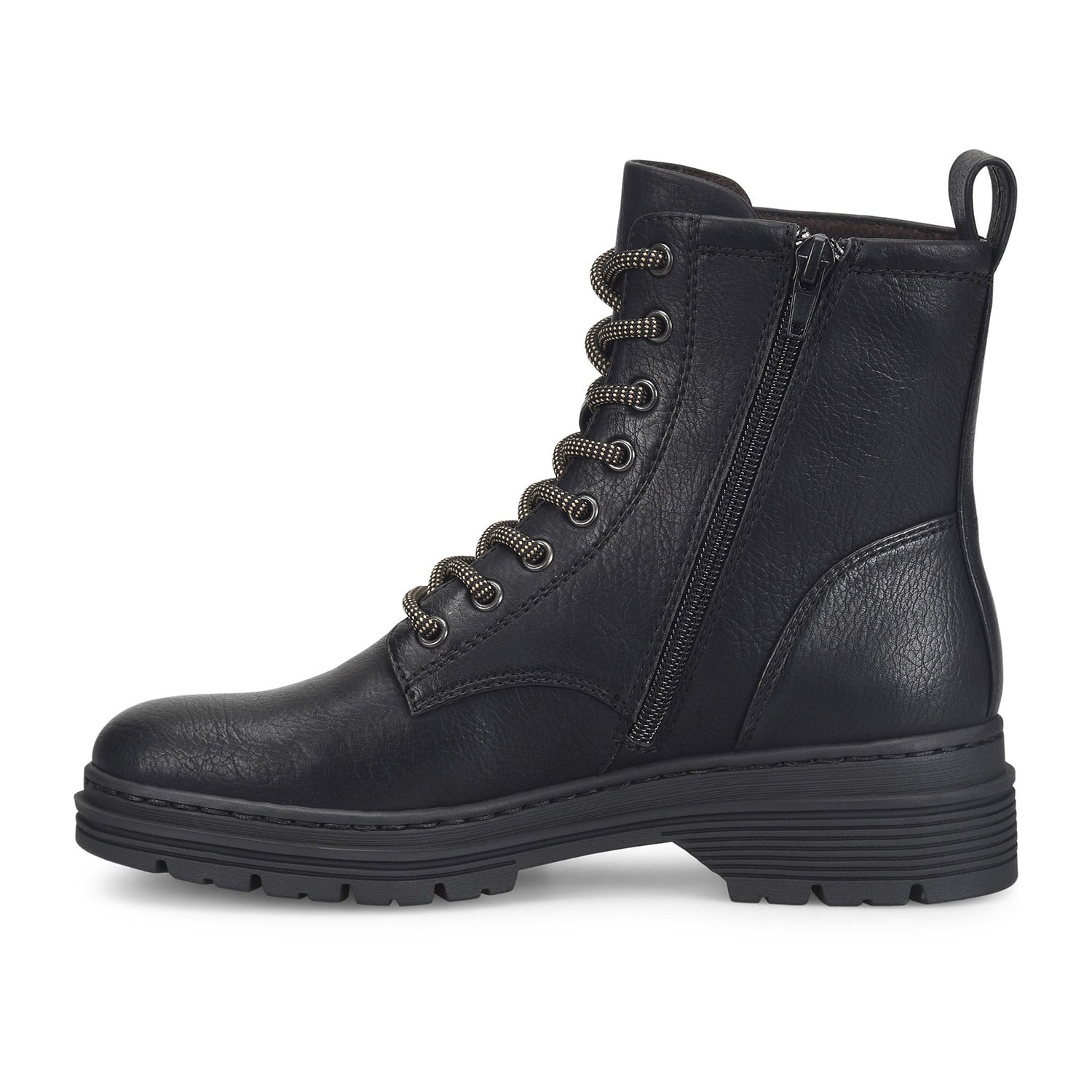 BOC by Born Womens Lauper Flat Heel Lace Up Boots