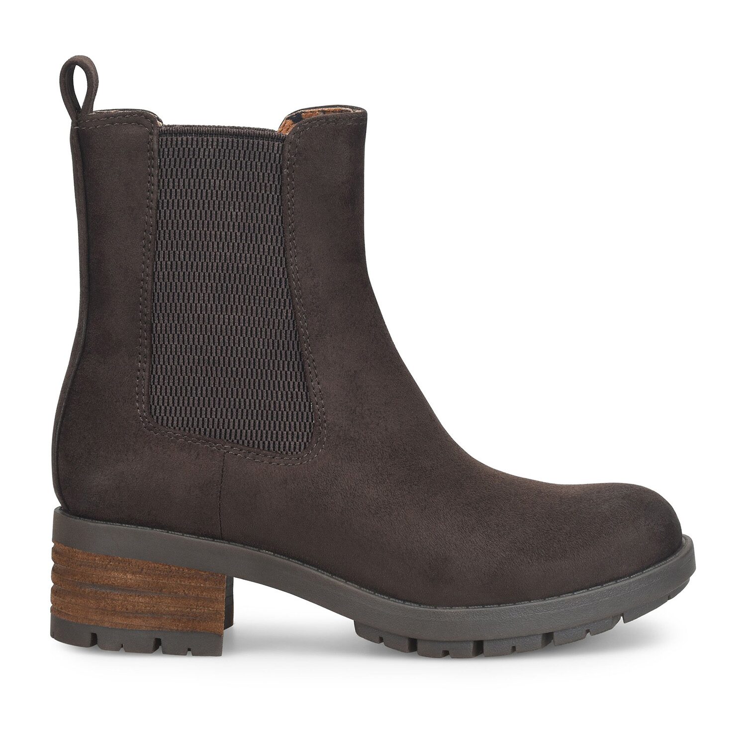 BOC by Born Womens Shelby Block Heel Chelsea Boots