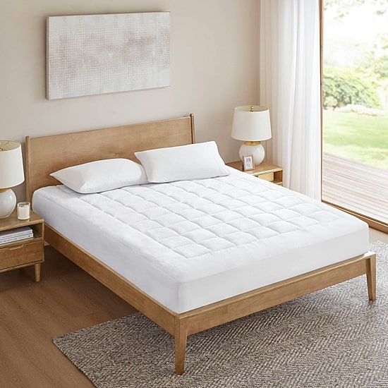 Madison Park Cloud Soft Plush Waterproof Quilted Mattress Pad