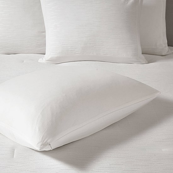 N Natori Hanae Cotton Blend Yarn Dyed 3 Piece Comforter Set