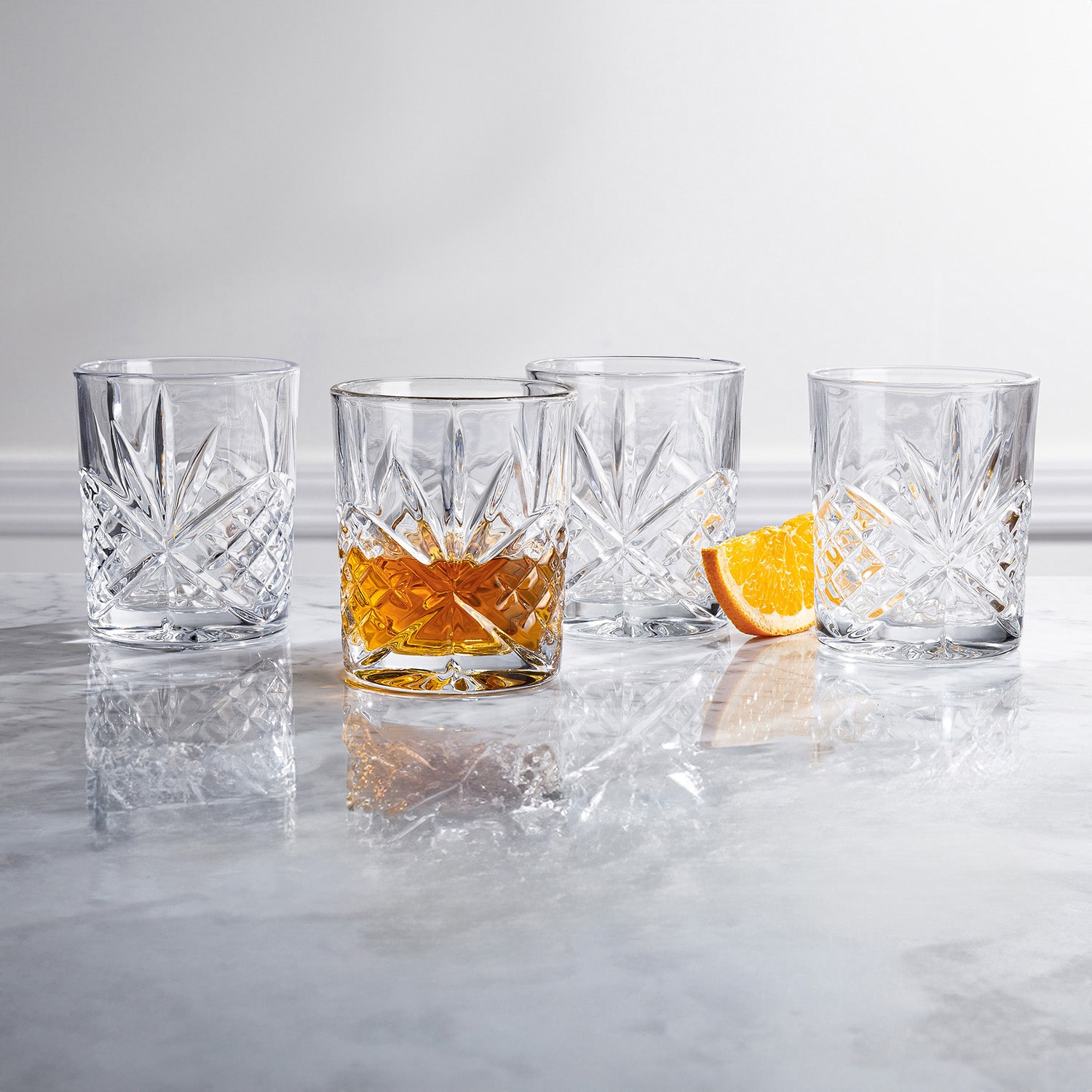 Godinger Silver Dublin Crystal 4-pc. Double Old Fashioned
