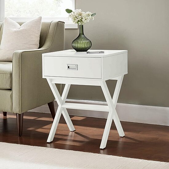 Convenience Concepts Designs2go Living Room Collection Storage 1-Drawer End Table