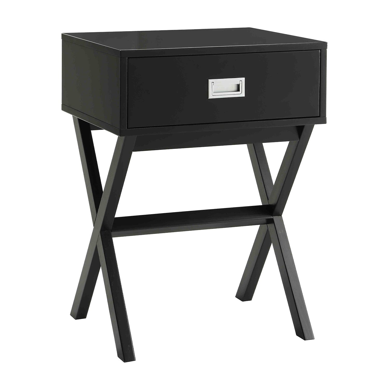 Convenience Concepts Designs2go Living Room Collection Storage 1-Drawer End Table