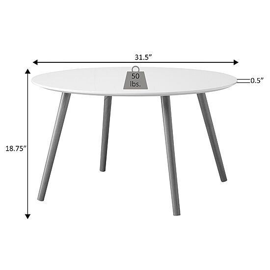 Convenience Concepts Oslo Living Room Collection Coffee Table