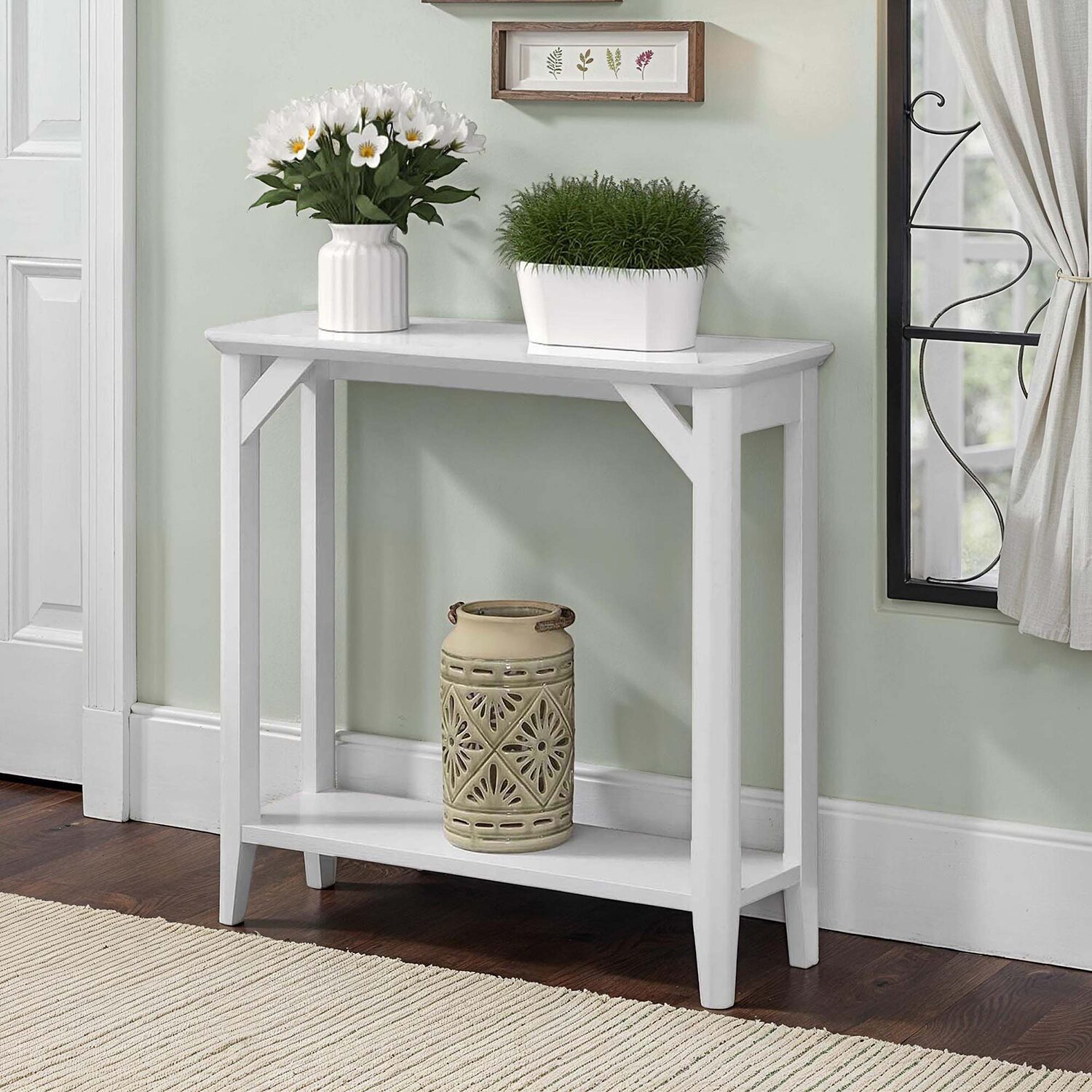Winston Hall Table with Shelf