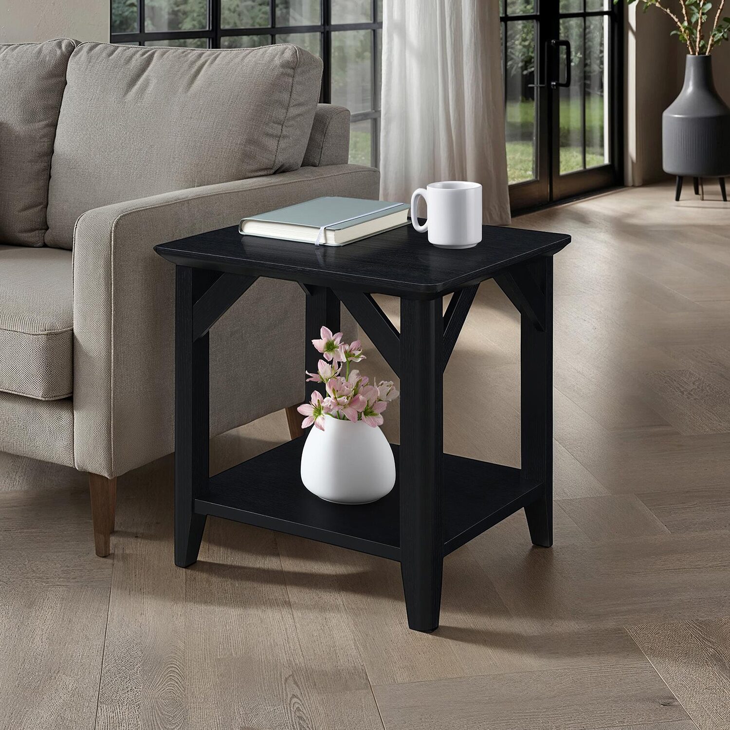 Convenience Concepts Winston Living Room Collection Storage Console Table