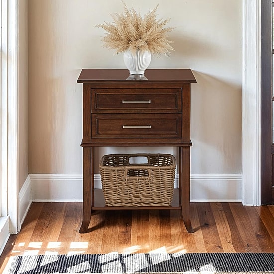 Convenience Concepts Sydney 2-Drawer End Table