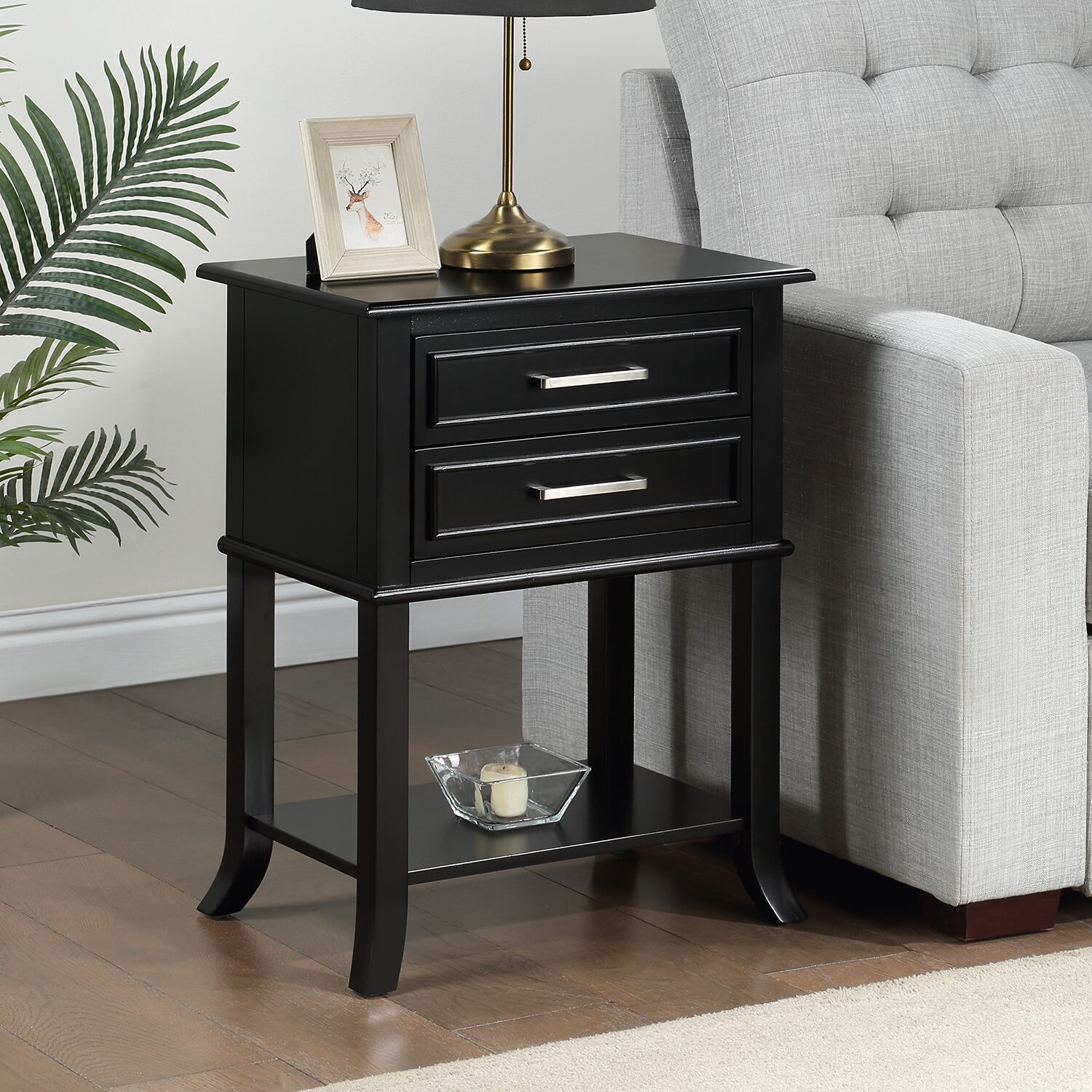 Convenience Concepts Sydney 2-Drawer End Table