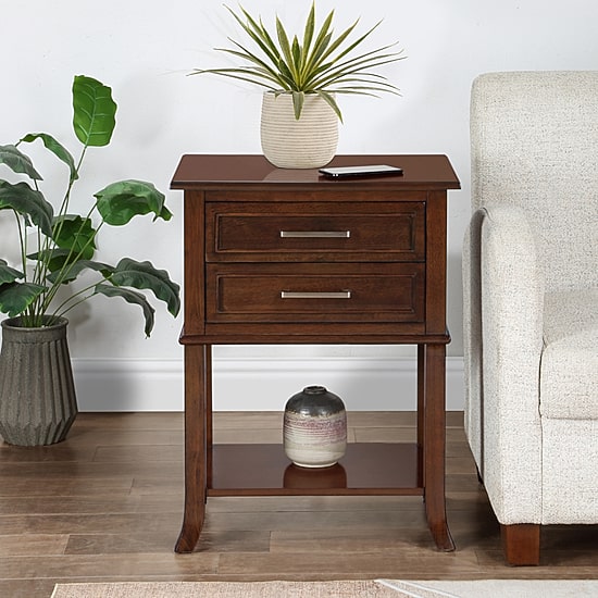 Convenience Concepts Sydney 2-Drawer End Table