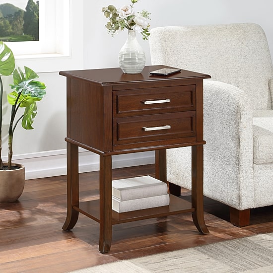 Convenience Concepts Sydney 2-Drawer End Table