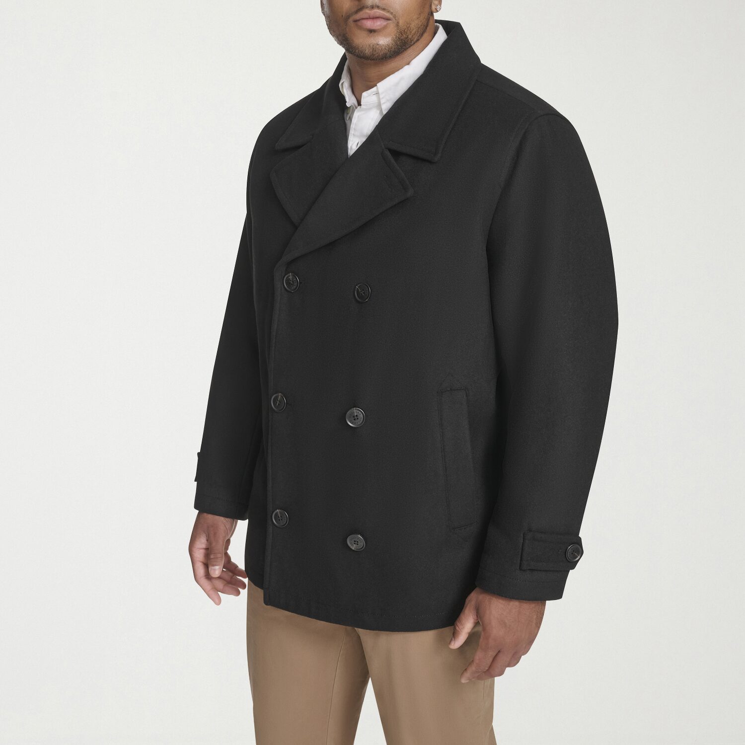 Dockers Unisex Adult Midweight Big and Tall Peacoat