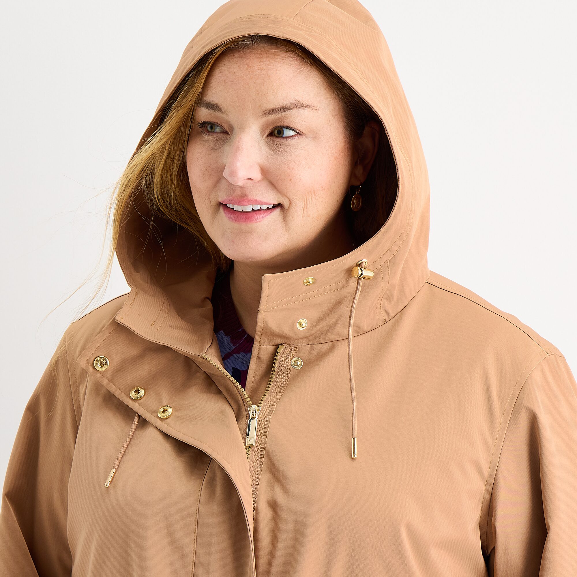 Liz Claiborne Womens Plus Midweight Anorak