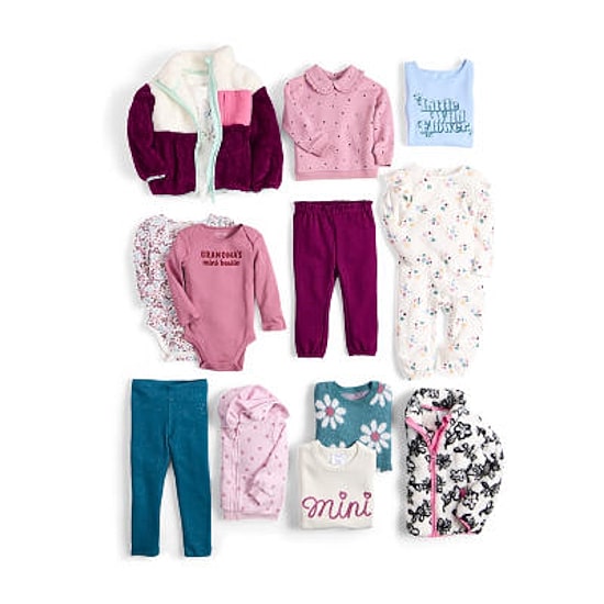 Okie Dokie Toddler & Little Girls Round Neck Long Sleeve Regular Fit Graphic T-Shirt
