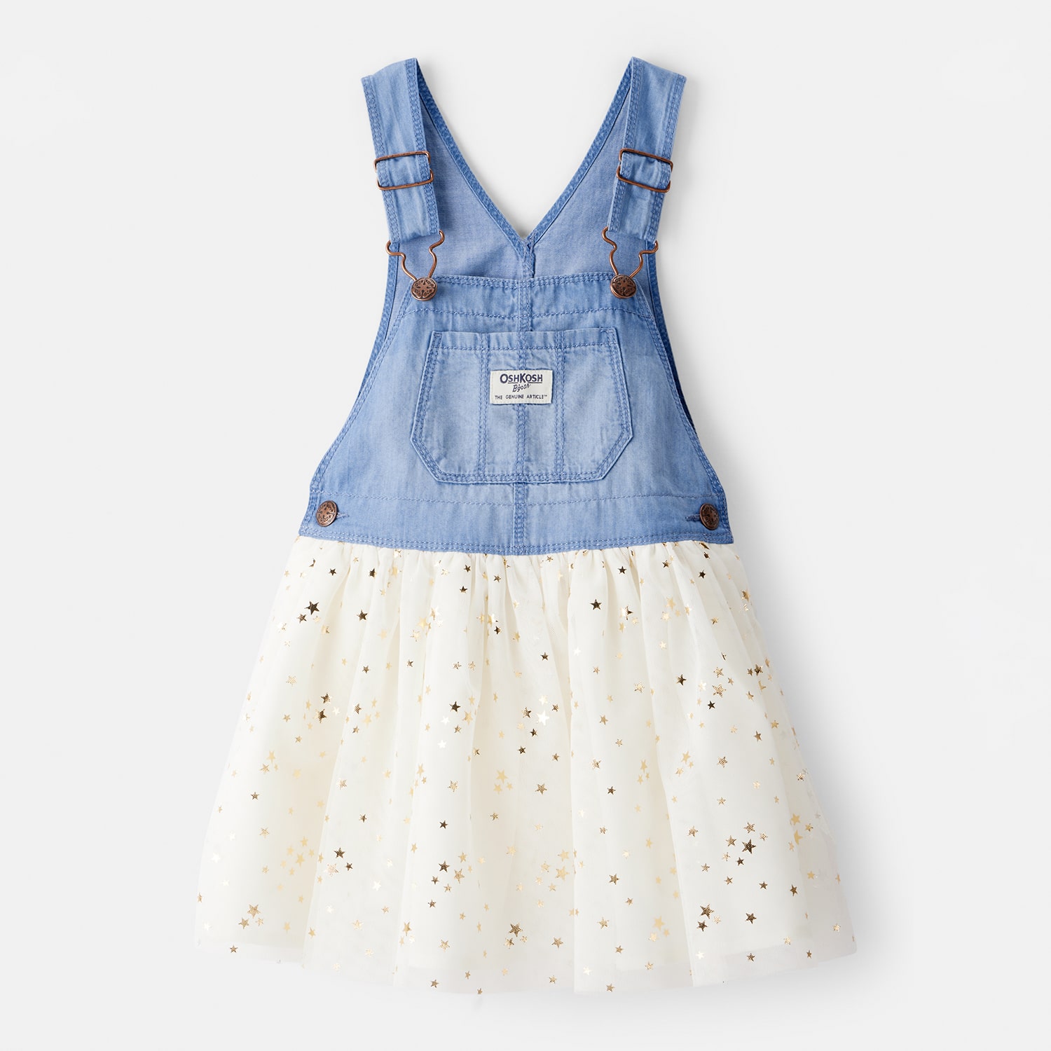 Oshkosh Toddler Girls Adjustable Straps Skirtalls
