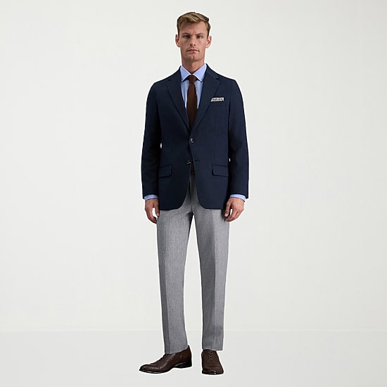 Haggar Premium Comfort Melange Broken Twill Mens Slim Fit Dress Flat Front Pant