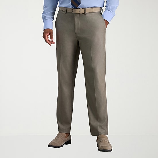 Haggar JMH Premium Stretch Mens Slim Fit Dress Flat Front Pant - JCPenney