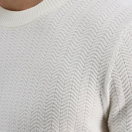 Haggar Mens Crew Neck Long Sleeve Pullover Sweater