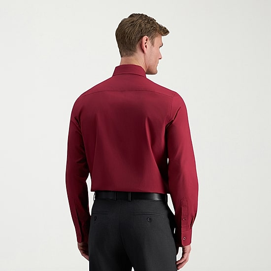 Haggar Premium Comfort Mens Slim Fit Long Sleeve Dress Shirt