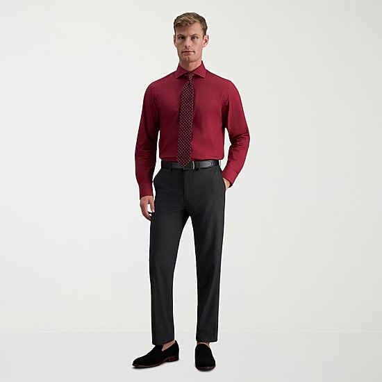 Haggar Premium Comfort Mens Slim Fit Long Sleeve Dress Shirt