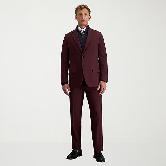Haggar JMH Tailored Diamond Weave Mens Modern Fit Suit Jacket