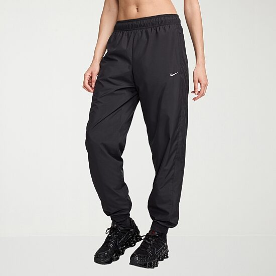Nike Womens Drawstring Waist Lightweight Cinched Mid Rise Loose Fit Active Jogger Pant