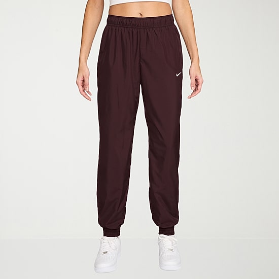 Nike Womens Drawstring Waist Lightweight Cinched Mid Rise Loose Fit Active Jogger Pant