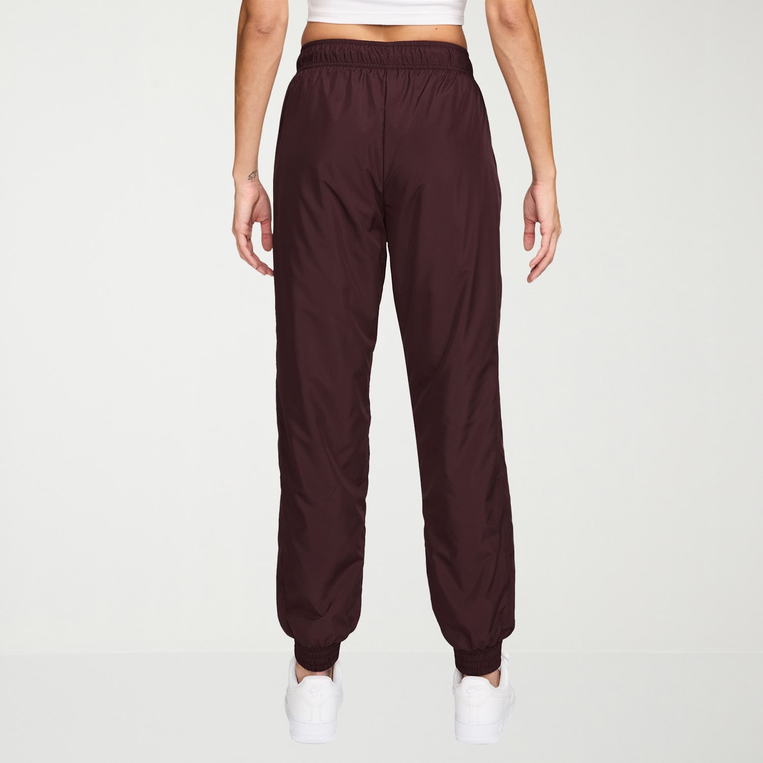 Nike Womens Drawstring Waist Lightweight Cinched Mid Rise Loose Fit Active Jogger Pant